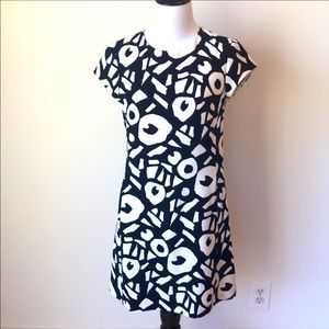 Loft - Short Sleeve Dress w/ Print